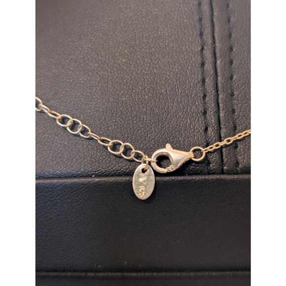 M A M A 925 Sterling Vermeil Yellow Tone Dainty 16"-18" Necklace - Picture 5 of 7